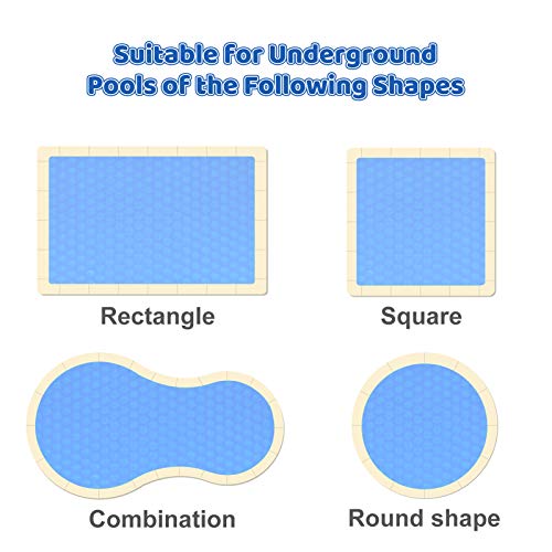Evoio Solar Pool Covers for 6 8 10 12 15ft Diameter Round Easy Set and Frame Pools Round Inflatable Pool, In-Ground and Above-Ground Pool Solar Covers, Upgraded Solar Pool Blanket Covers (8 Foot) - Thumbnail 7