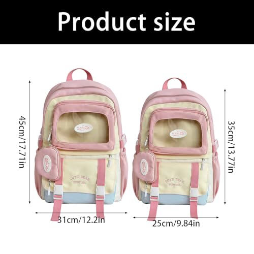 Mochila Itabag con panel extraíble para pines de cosplay anime 3