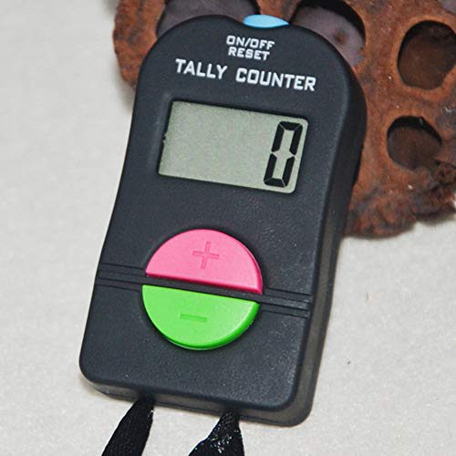 Matedepreso Contador Agregue Resta para Golf Deportes Sonido Pantalla LCD Calculadora Mini Electrónica Digital Manual Portátil