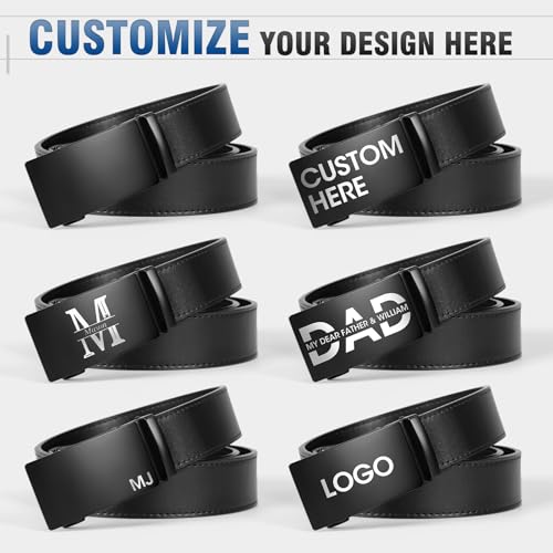 Personalized Belt for Men with Name Custom Leather Ratchet Belt Mens Belts, Best Gifts for Husband Boyfriend Father Birthdays2
