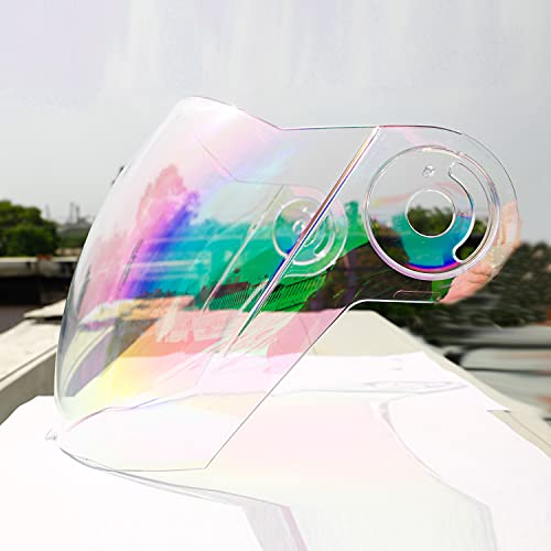 Image of Steelbird SBA-2 Helmet Visor Compatible for All SBA-2 and SBA-3 Model Helmets (Night Vision Rainbow Visor)