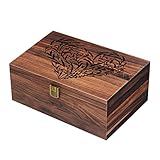 EXISTING Memory Box for Keepsakes, Floral Heart Laser Cut Wood Keepsake Memory Box, Large Wooden Sto