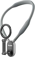 TELESIN Magnetic Neck Phone Mount: Hands-Free POV Vlog Holder for iPhone 16/15/14/13 & Android - Quick Release, Multi-Angle Adjustable