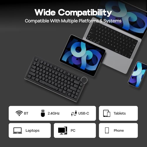 Clavier Gaming 75% Hot-Swap avec Switch Thocky Gasket
