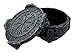 Ebros Gift Norse Mythology Thor Mjolnir Hammer Vegviser Magical Talisman Compass Jewelry Trinket Box Figurine 5