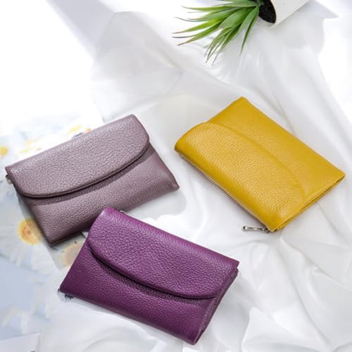 Joyfullygo Wallet, 2025 Unisex Pebble Leather Relevantk Wallet, With Credit Card Holder, Coin Holder & Cash Slots (K)2