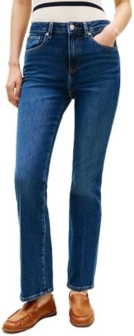 Tommy Hilfiger Women's Mid Rise Bootcut Jeans with Stretch