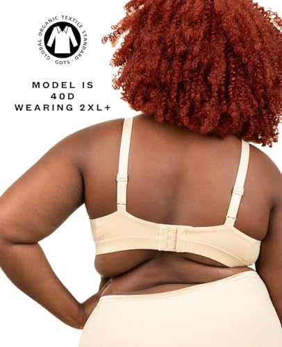 Image of Subset Triangle Soft Bra - Organic Cotton, Wireless, Breathable, Supportive, Regular & Extra Cup Room, Elevated Essentials