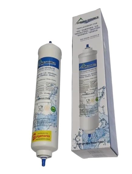 Filtro De Agua para geladeira refrigerador Side By Side compatível com ge electrolux brastemp samsung Bosch Philco hisense bebedouros maquina de gelo marca spring source externo
