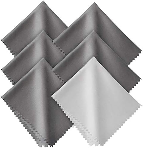 Xthel Microfiber Cleaning Cloths for Electronics (6 Pack) - Cleans Lenses, Glasses, Screens, Cameras, iPad, iPhone, Eyeglasses, Cell Phone, LCD TV Screens and More