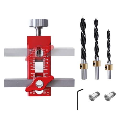 GUILA 'ABIETTO – Montageort aus Holz, verstellbare Positionierungsführung, langlebig, mit Schnellverschluss für Türen, Heimwerker und professionelle Zimmerei, Projektwerkzeug zu Hause