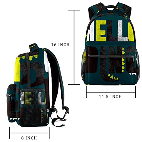 Sac à dos dinosaure pour l'école et les sorties décontractées - 2