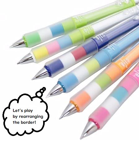 Pilot Japan Mechanical Pencil Dr. Grip Cl Play Border Assorted Color Body 3 Packs With Kanji Love Sticker, Floral Pink, Aqua Blue, Glass Green, 0.55 X 5.59 X 0.55 In (Hdgcl50R) #TOP4