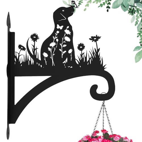 Beyoogeem Dog Silhouette Plant Hanger