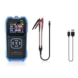 Homeponnew HRM-10 Interner Widerstandsmesser für Batteriespannungs- und Widerstandsprüfung, 0–±100 V DC & 0–200 Ω Bereich, ± 0,5 % Genauigkeit, TFT-Farbe S