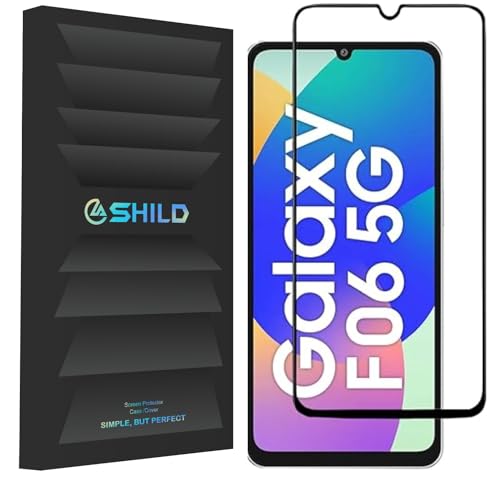 Image of SHILD Premium HD+ Tempered Glass Screen Protector Guard Compatible For Samsung Galaxy M06 5G / A06 5G / F06 5G (6.74 Inch, 1 Pack) | Edge to Edge Coverage | 9H Hardness | Easy Installation Kit for Smartphone