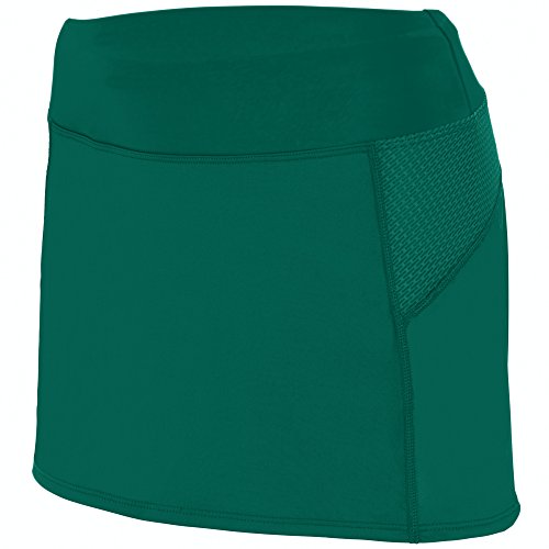 Augusta Girls' Femfit Skort M DK GRN/ GRAPHITE