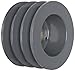 TB Woods 943LB Classical V-Belt Sheave, B Belt Section, 3 Grooves, SF Bushing required, Cast Iron, 9.75" OD