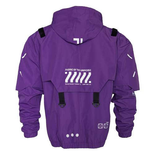 Fabric of the Universe Cyberpunk Techwear Graphic Streetwear Windbreaker2