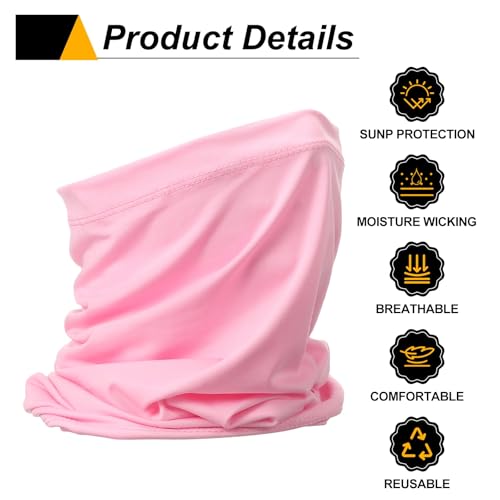 HARFINGTON Summer Cooling Neck Gaiters, Sun Protection Face Mask Fishing Neck Gaiter Unisex Sunscreen Breathable Bandana4