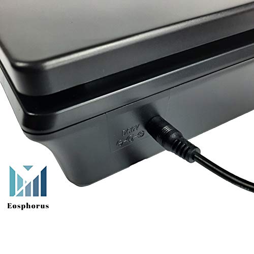 66 LB (30 KG) Digital Postal Scale Shipping Packages Parcel Weighing Multifunctional Balance Accuracy Precision with USB Charger AC/DC Adapter, Large Base, Counting Function for UPS USPS