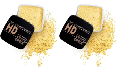 Image of INSIGHT HD Finishing Loose Powder|Matte Finish|Silky Texture| Long-Lasting | Lightweight |Controls Oil & Sebum | Blurs Pores & Fine Lines|Suitable for All Skin|Light-30g (Pack of 2)
