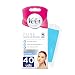 Veet Pure Bandas de Cera Fría Depilatoria para Depilación Facial Adecuado para Labio Superior (Bigote), Fórmula de Cera Hipoalergénica para Pieles Sensibles, 40 Tiras