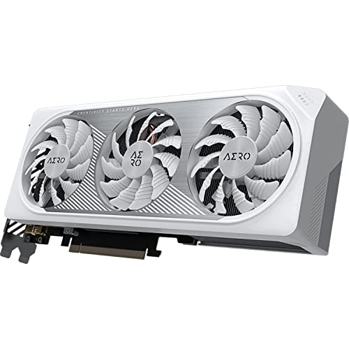 GIGABYTE GeForce RTX 4060 TI AERO OC 8GB Scheda grafica - 8GB GDDR6 18Gbps 128bit, PCI-E 4.0, 2x DisplayPort 1.4, 2x HDMI 2.1a, NVIDIA DLSS 3, Supports 4K, Ada Lovelace Arch - Scheda video - Immagine 3