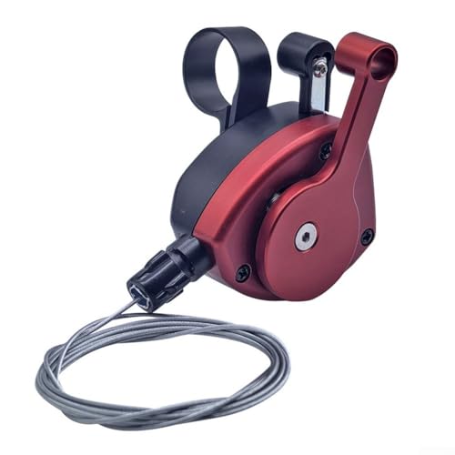 ZiStarlilife Fahrrad-Daumenschalthebel, 7-Gang-Schaltung, Aluminiumlegierung, Schalthebel, Bremshebel, Schalthebel-Set für Brompton, Cline/Pline/Tline, für 3Sixty Falträder, Rot ZiStarlilife Fahrrad-Daumenschalthebel, 7-Gang-Schaltung, Aluminiumlegierung, Schalthebel, Bremshebel, Schalthebel-Set für Brompton, Cline/Pline/Tline, für 3Sixty Falträder, Rot