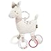 Fehn 058055 Activity-Lama mit Ring – Kuscheltier aus der Kollektion Peru zum Aufhängen – Für Babys und Kleinkinder ab 0+ Monaten – Maße: 28 cm