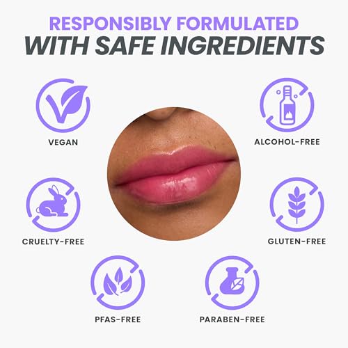Image of Wonderskin Lip Oil Rehab Serum - Tinted Lip Oil, Hydrating Lip Serum