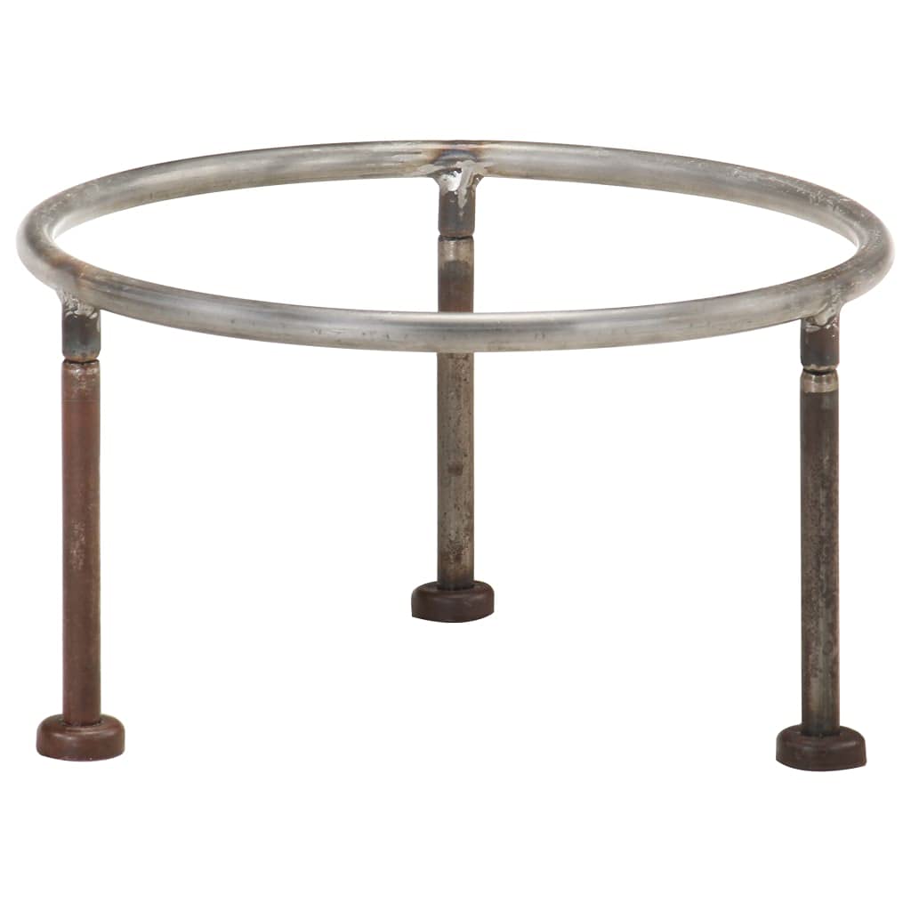 Generico Braciere Rustico in Ferro Ø 40cm con Fuoco Scenografico per Giardino e Patio,Riscalda Serate Fresche e Crea Atmosfera Accogliente Ideale per Famiglie