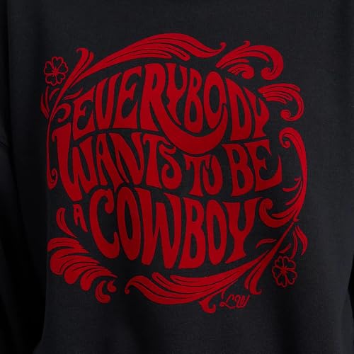 Wrangler Lainey Wilson Everybody Black Crew Neck4