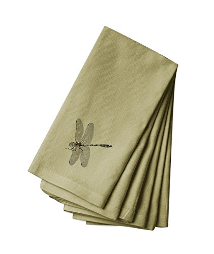 Set de 4 Servilletas Cuadradas de Lona de Algodón miniatura 1