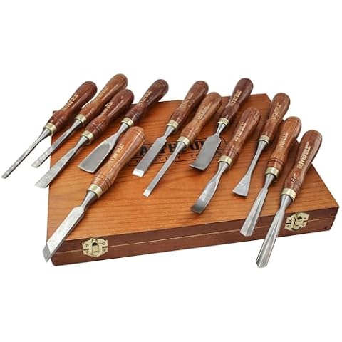 Faithfull 12-Piece Wood Carving Chisel Set Cover