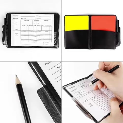 Kit Árbitro de Fútbol con Banderines, Tarjetas y Silbato miniatura 7