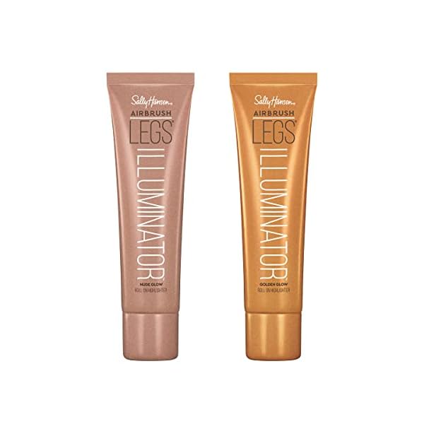Sally Hansen Airbrush legs, Illuminator Nude Glow and Golden Glow 3.3 Oz