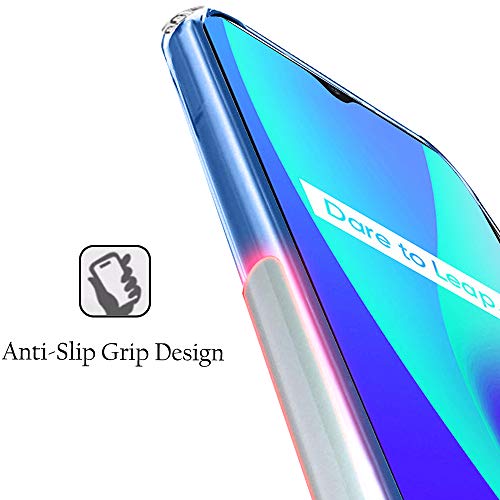 Image of TheGiftKart Camera Protection Back Cover Case for Realme C15 (Inbuilt Dust Plugs & Anti-Slip Grip | Transparent)