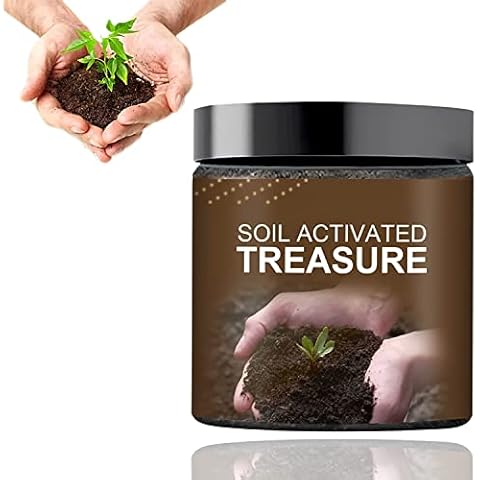 UGIF Soil Activated Treasure-You Will Be Amazed, 200g Soil Plant Flower Fertilizer Activation Treasure Activator, Premium Organic Soil Activators Amendment, Improve Fertilizer Efficiency Cover