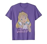 Disney Alice In Wonderland Alice Bubble Texto Camiseta
