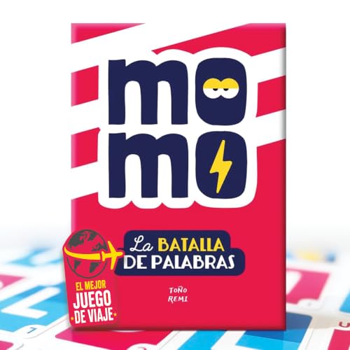 Momo - Juegos de Mesa de Palabras para Niños y Adultos - Divertido, Educativo y sin Pantallas - Regalo Original para Familia y Amigos | Juego de Viaje