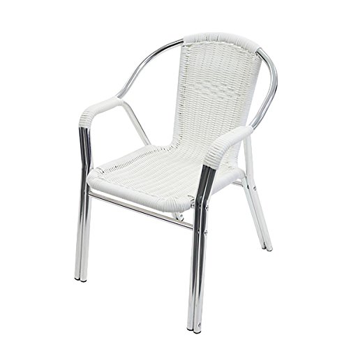 Amazon.co.jp: ガーデンチェア ラタン調 単品 籐 人工ラタン 肘掛け