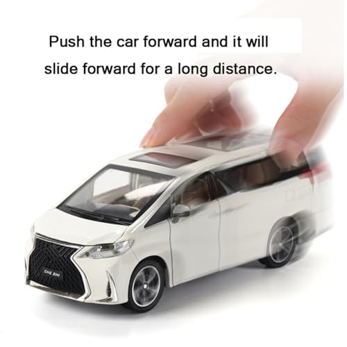 Image of Mashes Diecast Metal Car Toy 1:32 Scale with Openable Doors, Pull Back Action, Light & Sound, Detailed Luxury MPV Model for Kids & Collectors, Premium Gift Toy Car