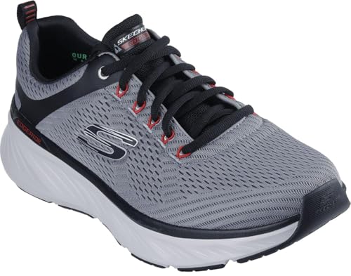 Skechers - Mens Relaxed Fit: Edgeride - Contention Sneakers, Color Charcoal/Black, Size: 9 XW US