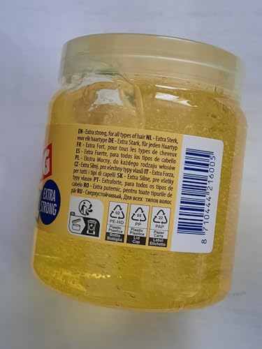 Gel coiffant extra fort longue tenue anti-résidus pour cheveux rebelles
