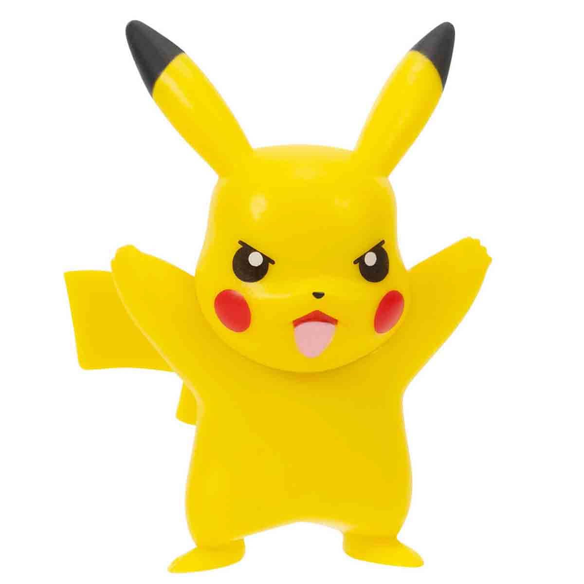 Pokémon Juego de canana Pikachu Clip ‘N’ Go Figura de acción Pikachu de 5 cm con Poké Ball y Bola Rápida así como cinturón y canana temáticos