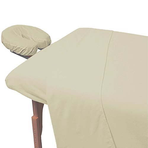Massage Table Flannel Cotton 3-Piece Luxury Spa Sheet Set Linens