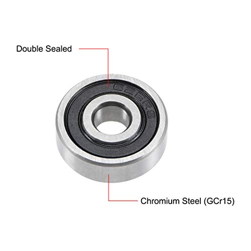 Rodamientos 625-2RS antifricción para reparar holguras en ejes de 5mm 3