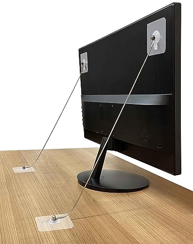 Image of 10 Pack, 16 inches Furniture Anchors Kit for Baby Proofing, Adhesive TV Safety Straps Use to Prevent Falling and Anti Tip, No Drill Dresser Or Cabinet to Wall Anchors (xicveiuz)
