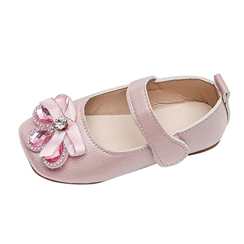 EnJoCho Children Running Shoes Summer And Autumn Fashion Girls Casual Shoes Solid Color Ribbon Bow Flat Lightweight Shoes